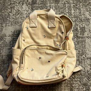Corduroy Beige backpack 💓